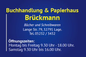 Anzeige - Buchhandlung & Papierhaus Brückmann